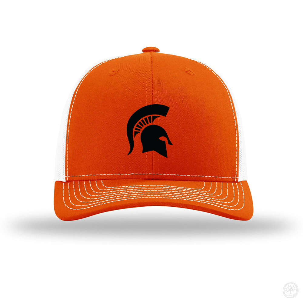 Spartan Head Embroidery (Black thread) – Richardson Snapback